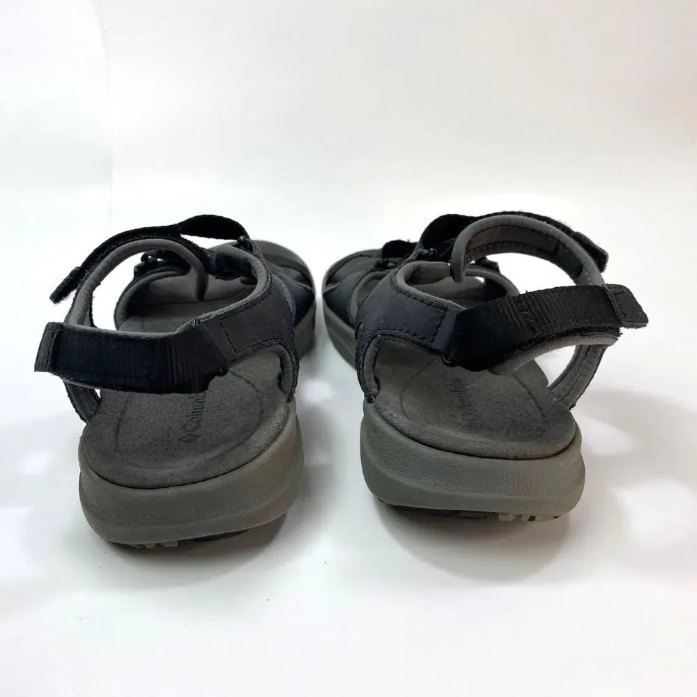 Woman Youth Black Columbia Techsun Sandals Size 5 Double Strap Cushioned Outdoor